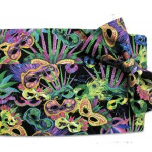 Mardi Gras Carnival Cummerbund and Tie Set
